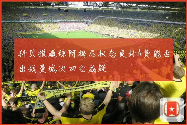 科贝报道琼阿梅尼状态良好A费能否出战曼城次回合成疑